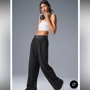 ALO Yoga Suit Up Trouser (Regular) Balck Size S